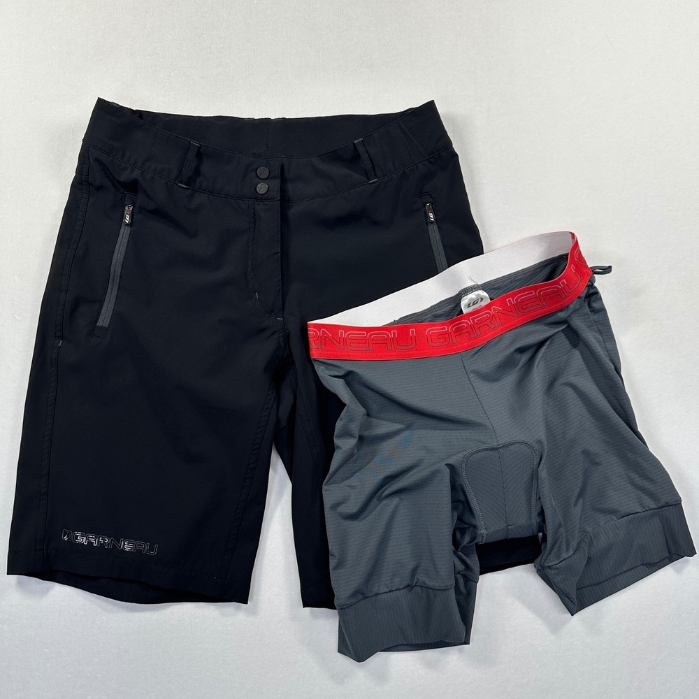 Louis Garneau Latitude Cycling Shorts & Chamois M Black Performance MTB Bike